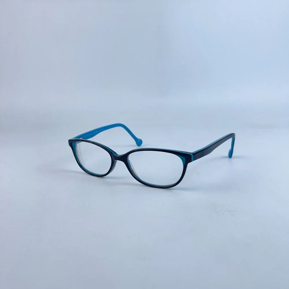 Lisa Loeb Hurricane 162 Women Eyeglasses Frame Aqua Full‎ Rim 51-16-135